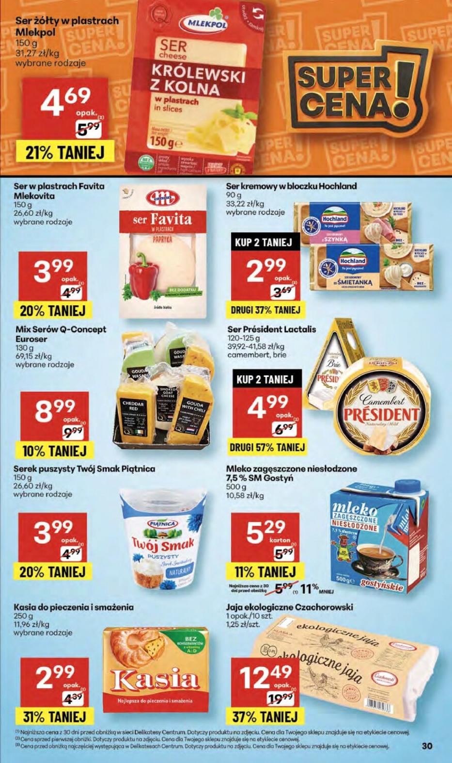 Gazetka promocyjna Delikatesy Centrum do 15/10/2025 str.30