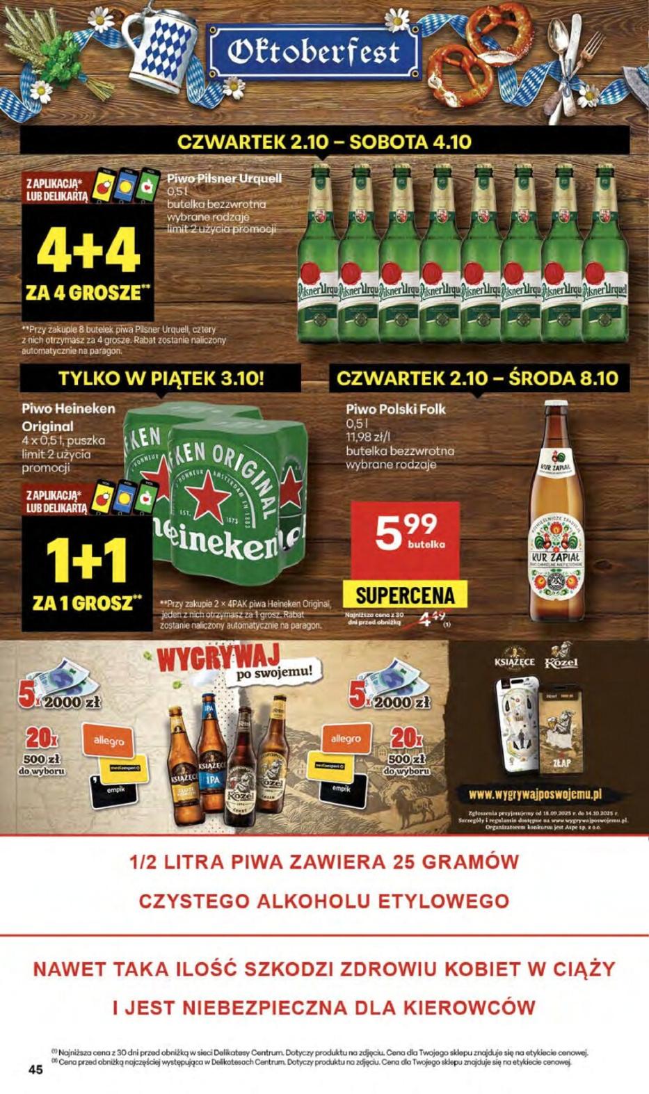 Gazetka promocyjna Delikatesy Centrum do 08/10/2025 str.45