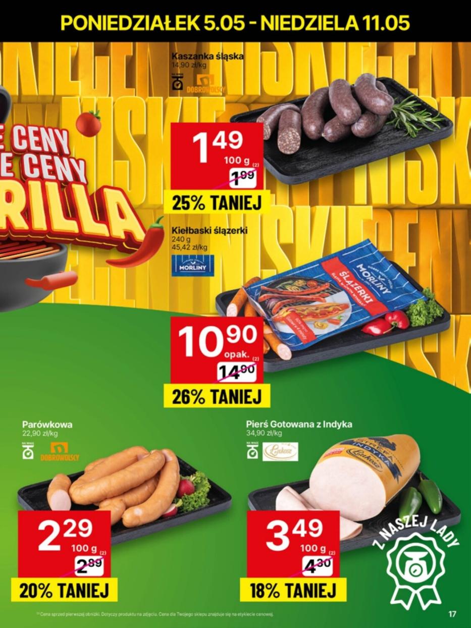 Gazetka promocyjna Delikatesy Centrum do 11/05/2025 str.17