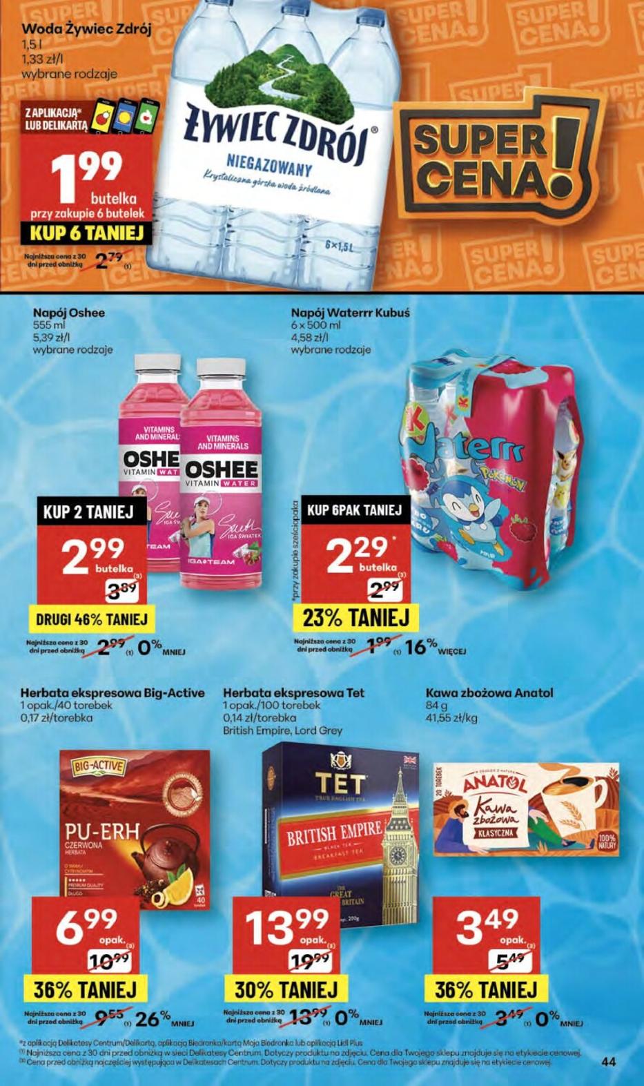 Gazetka promocyjna Delikatesy Centrum do 15/10/2025 str.44