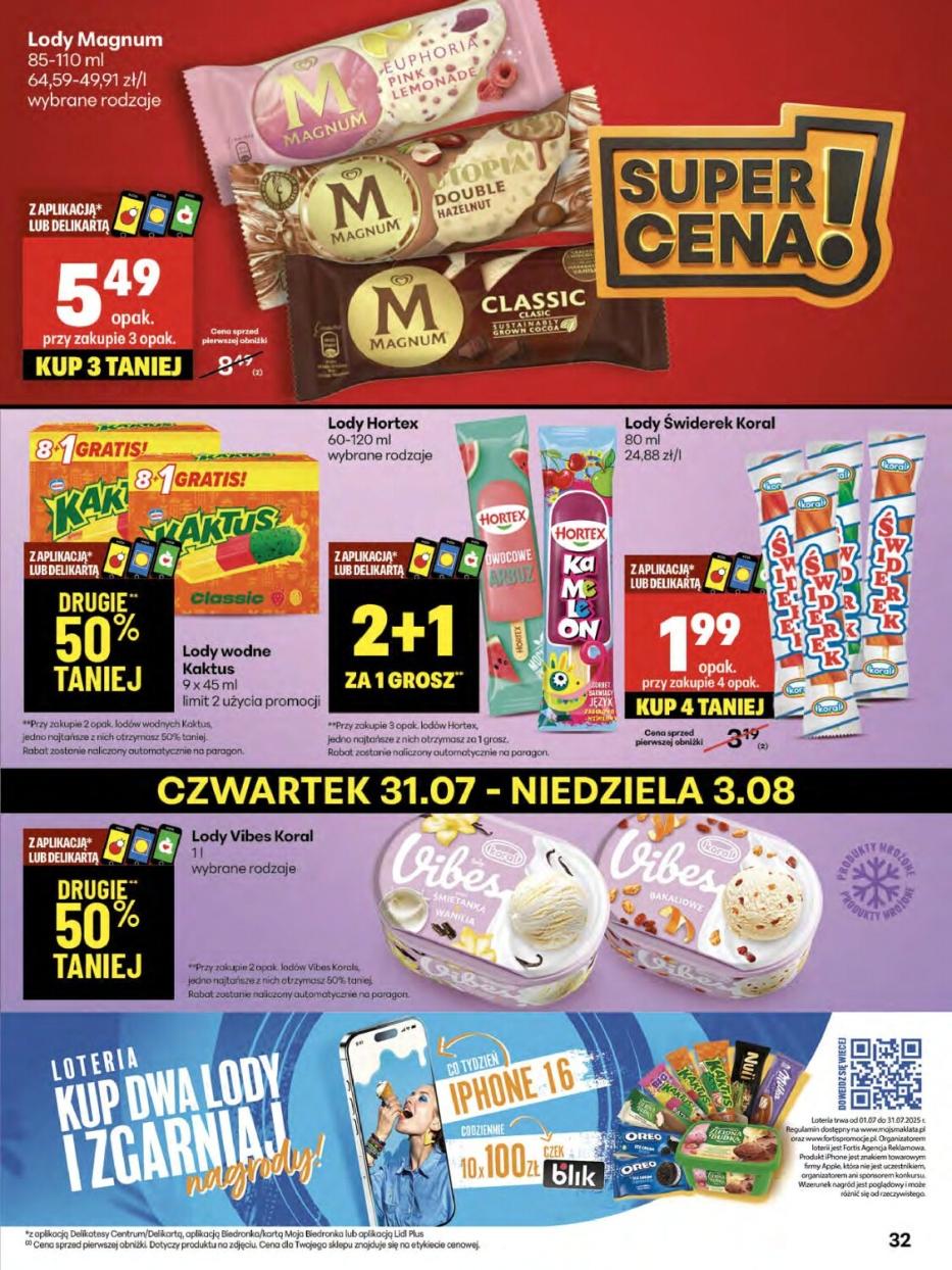 Gazetka promocyjna Delikatesy Centrum do 06/08/2025 str.32