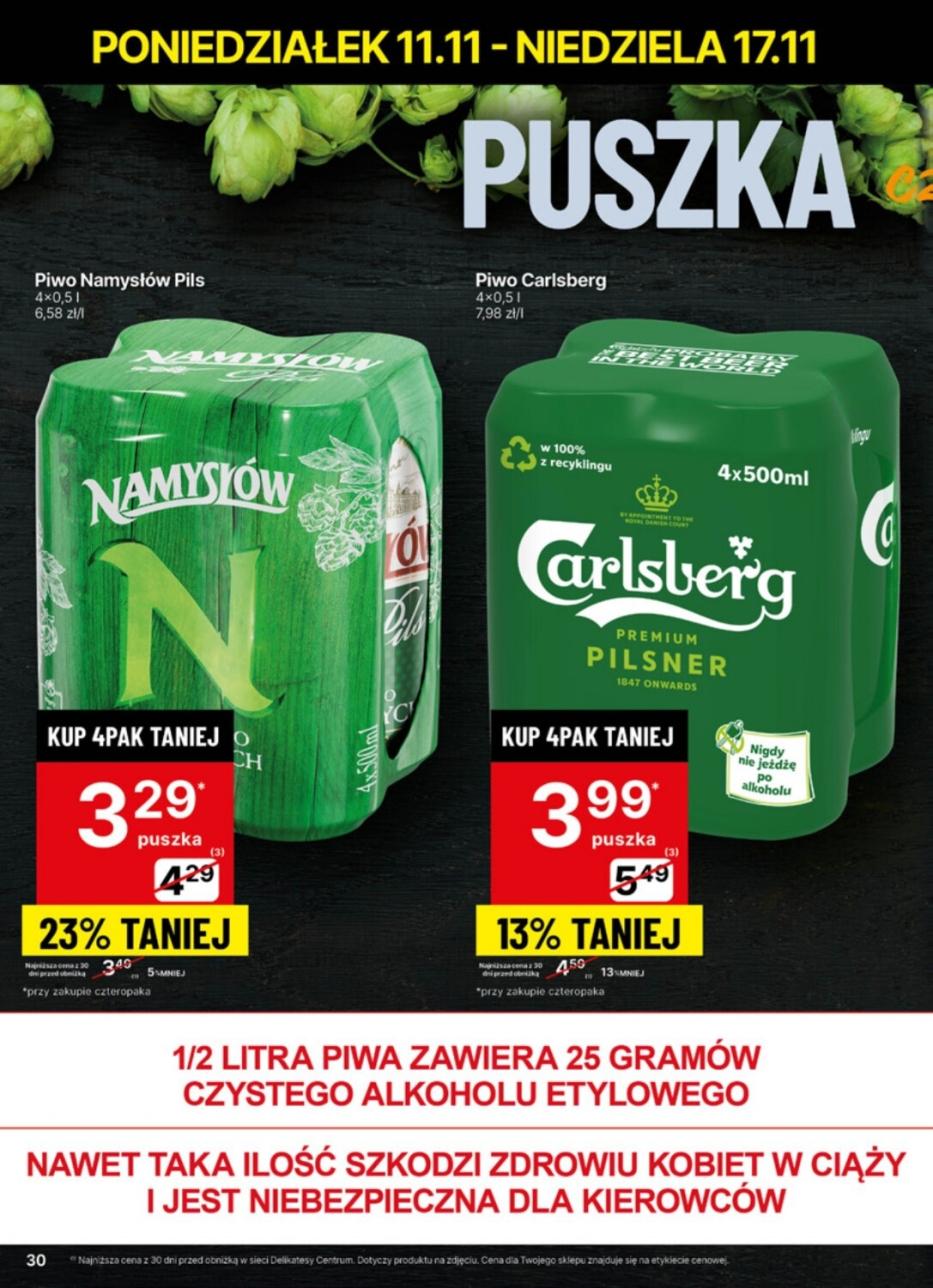 Gazetka promocyjna Delikatesy Centrum do 16/11/2024 str.30