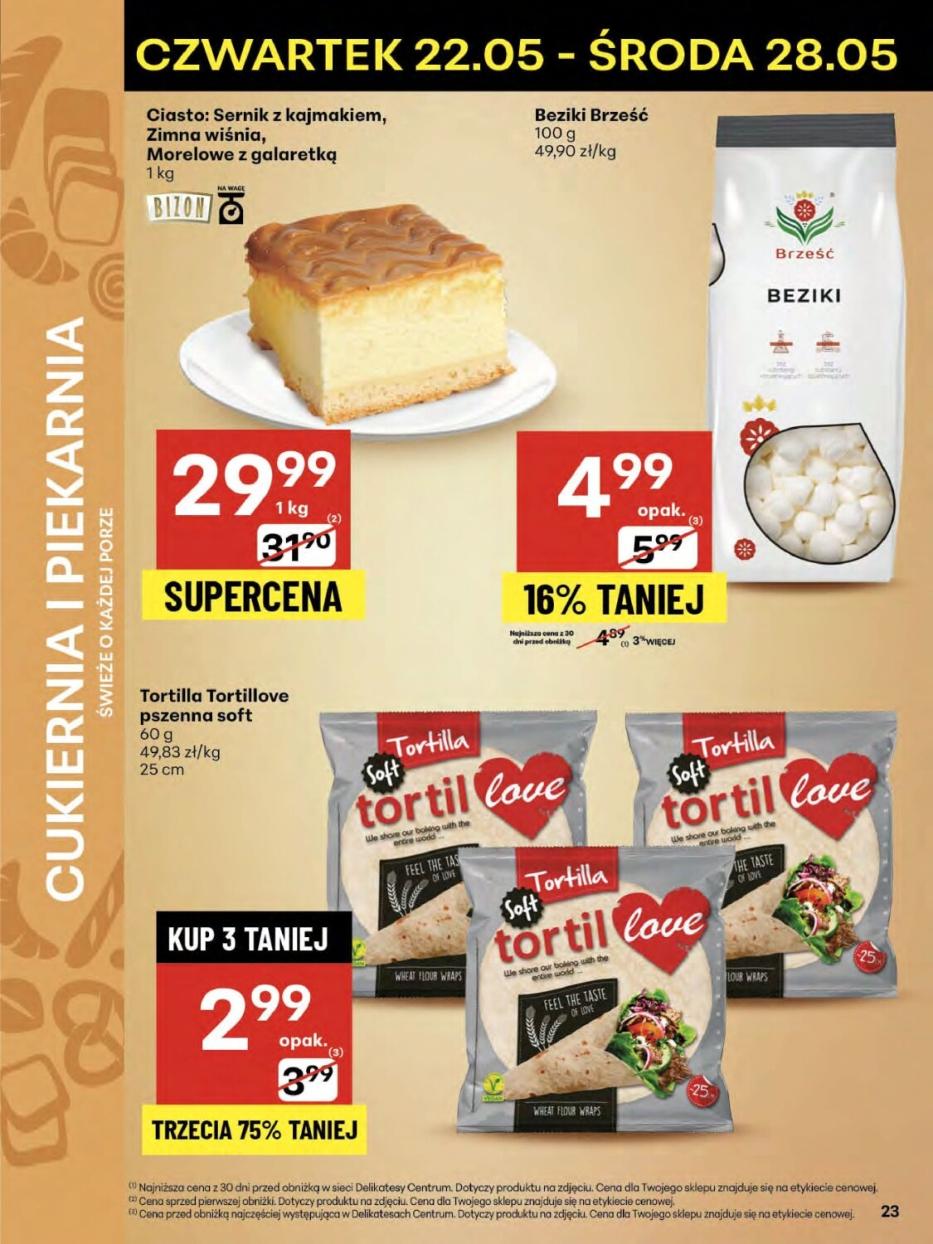 Gazetka promocyjna Delikatesy Centrum do 28/05/2025 str.23