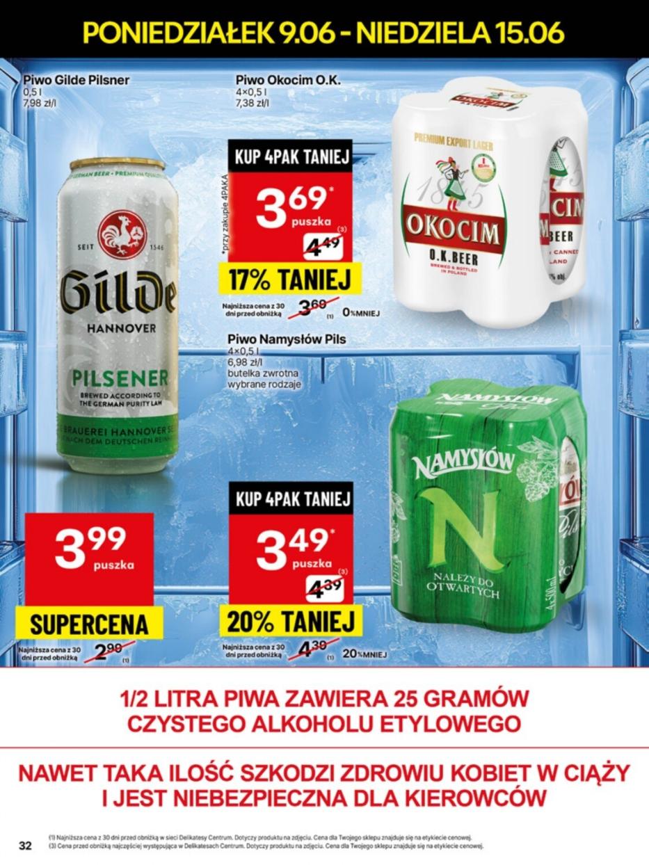 Gazetka promocyjna Delikatesy Centrum do 14/06/2025 str.32
