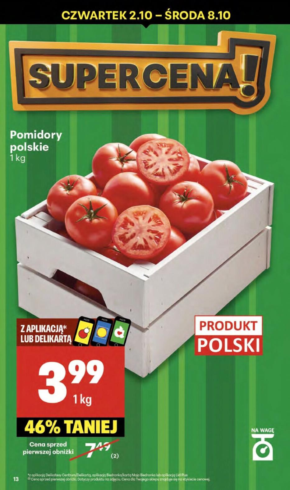 Gazetka promocyjna Delikatesy Centrum do 08/10/2025 str.13