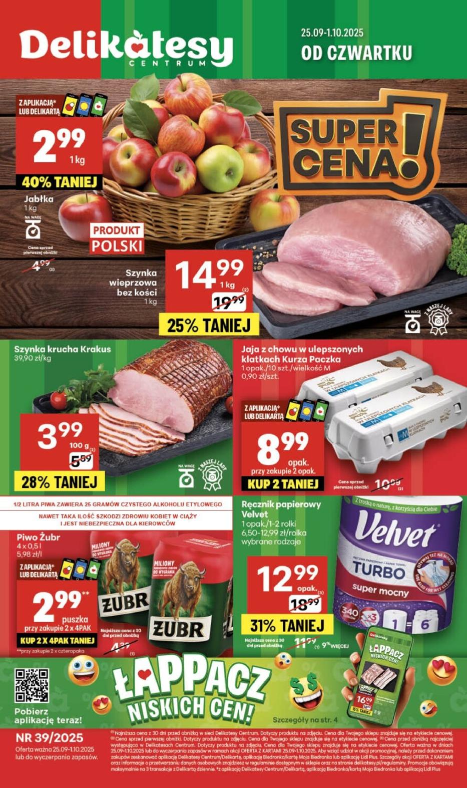 Gazetka promocyjna Delikatesy Centrum do 01/10/2025 str.1