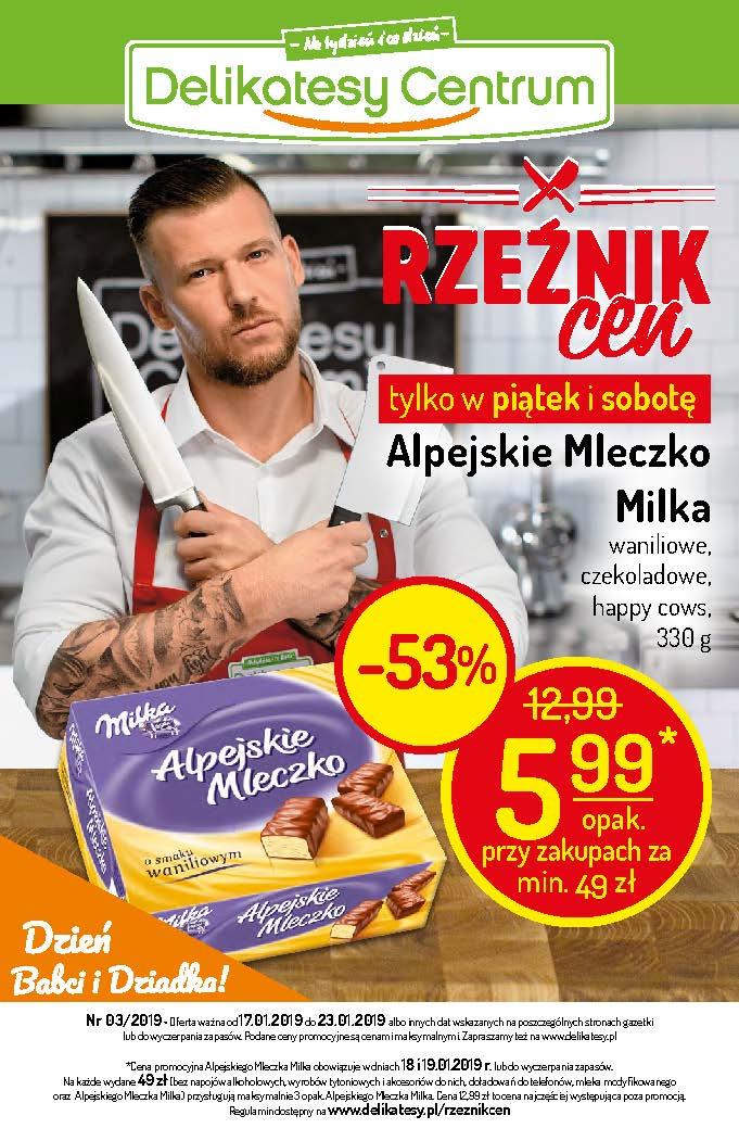 Gazetka promocyjna Delikatesy Centrum do 23/01/2019 str.0