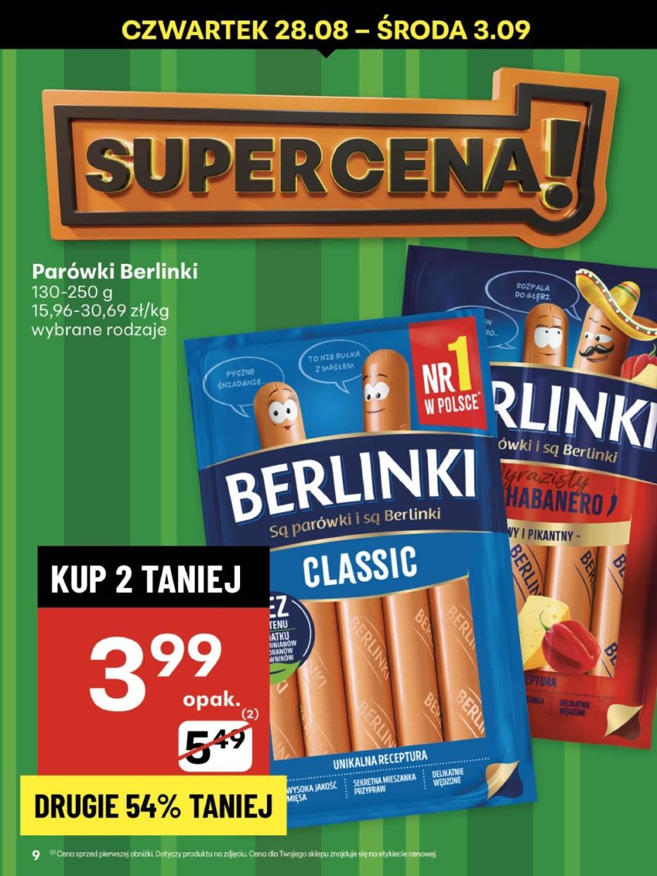 Gazetka promocyjna Delikatesy Centrum do 03/09/2025 str.9