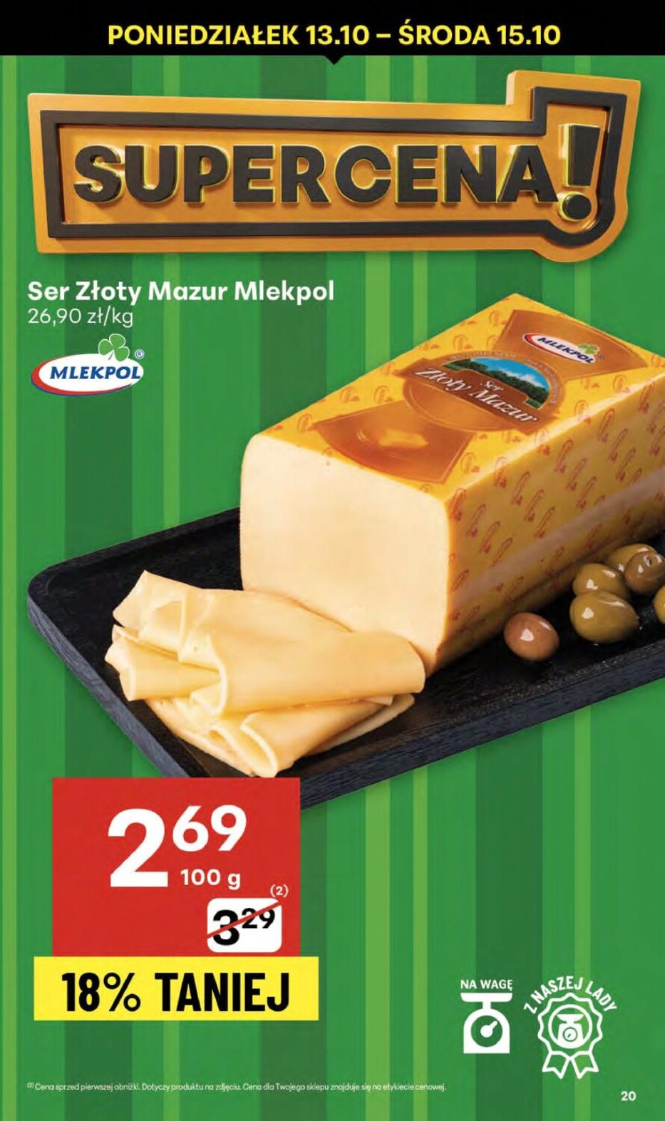 Gazetka promocyjna Delikatesy Centrum do 15/10/2025 str.20
