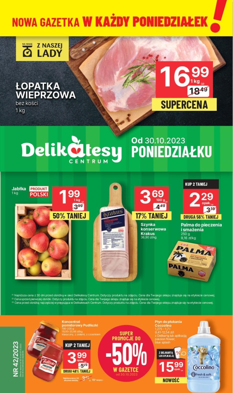 Gazetka promocyjna Delikatesy Centrum do 01/11/2023 str.0
