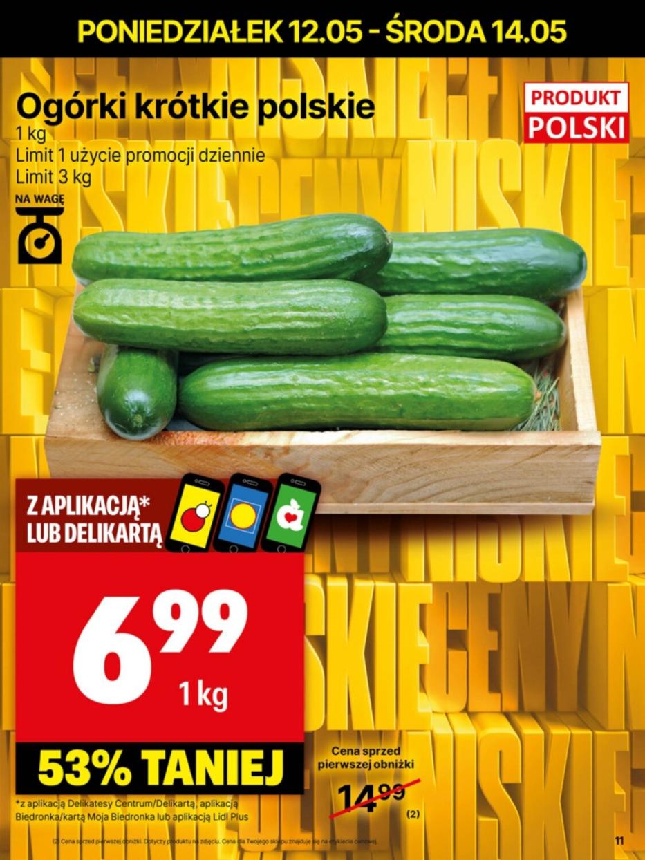 Gazetka promocyjna Delikatesy Centrum do 18/05/2025 str.11