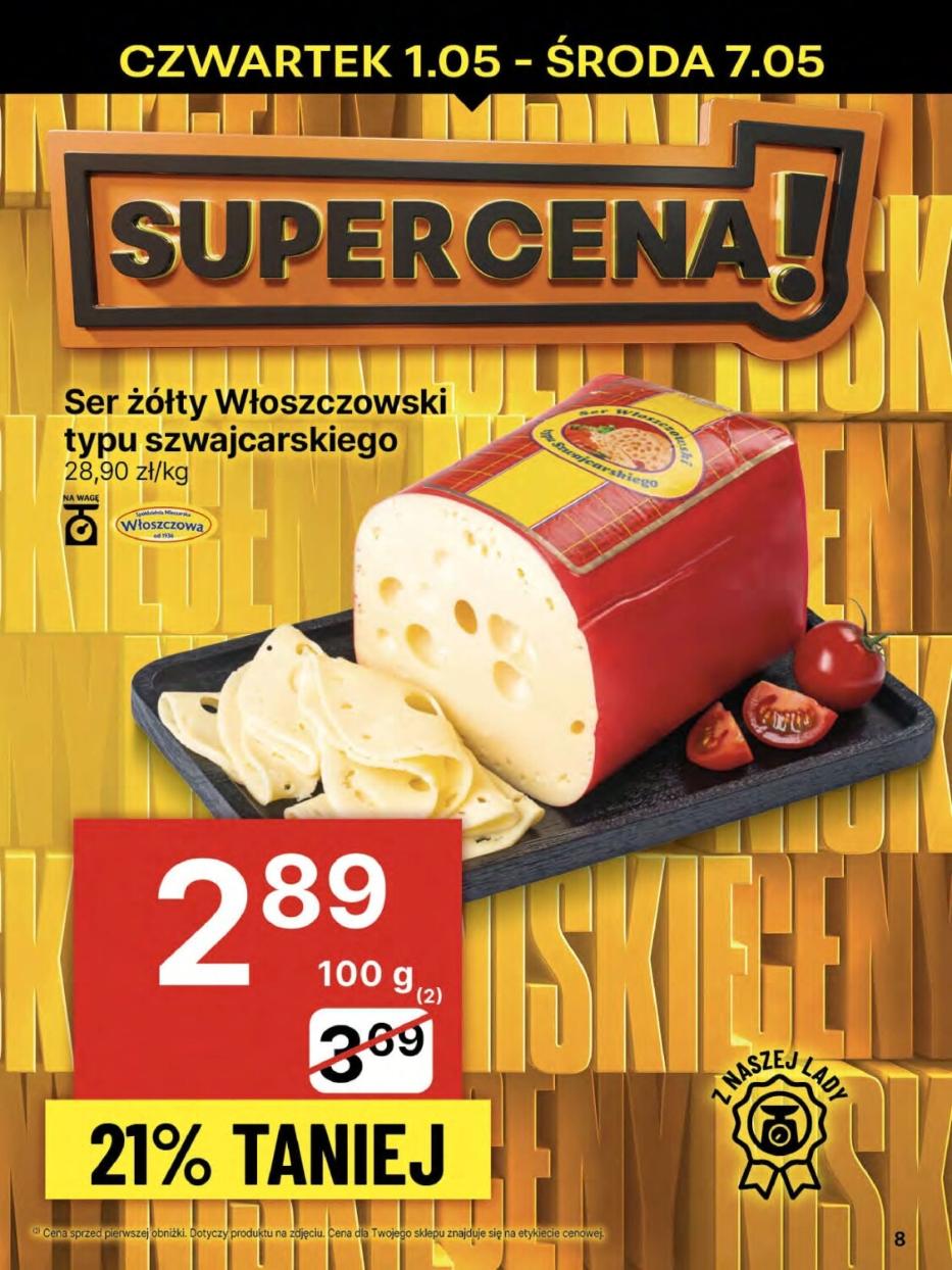 Gazetka promocyjna Delikatesy Centrum do 07/05/2025 str.8