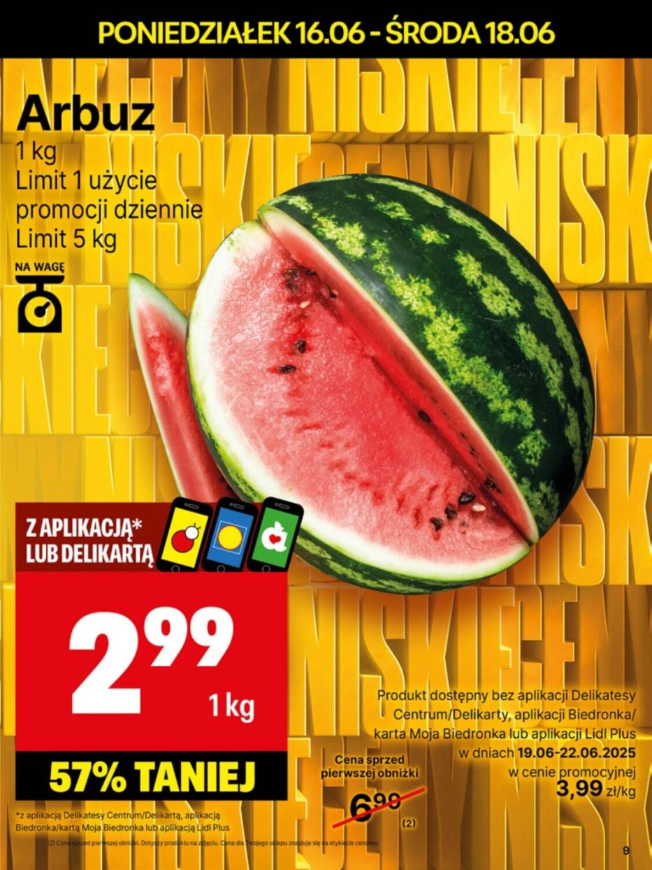 Gazetka promocyjna Delikatesy Centrum do 21/06/2025 str.9