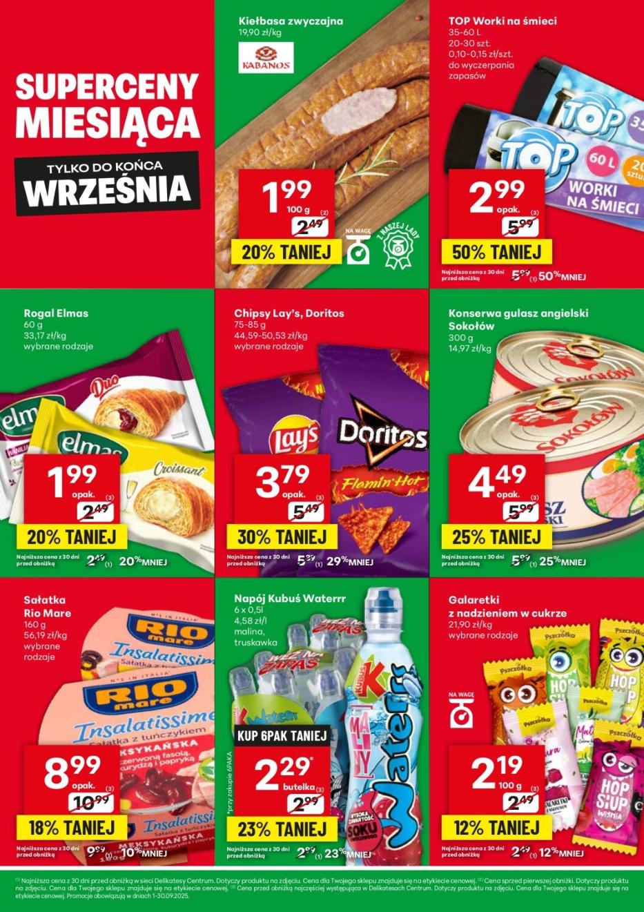 Gazetka promocyjna Delikatesy Centrum do 30/09/2025 str.2