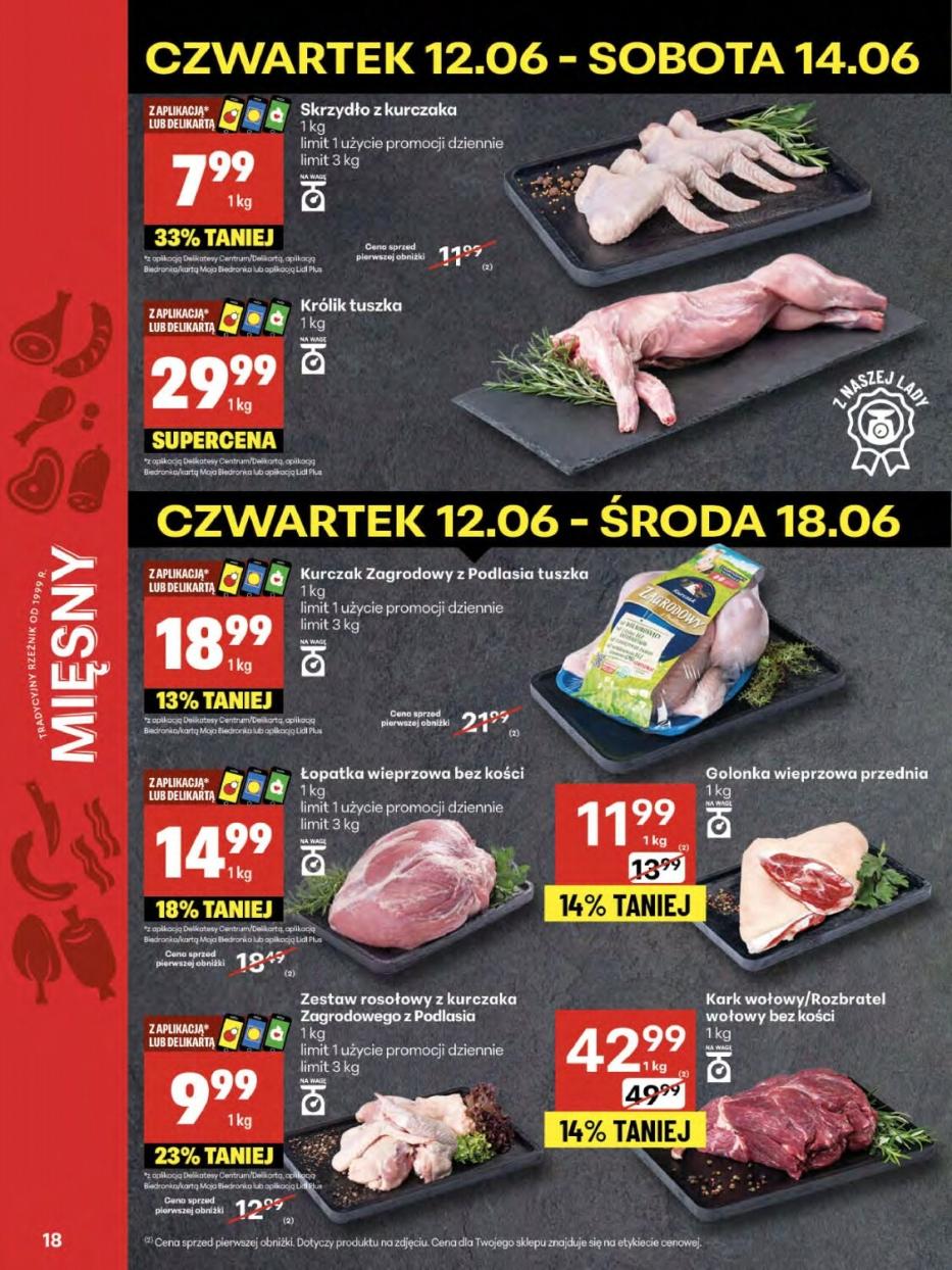 Gazetka promocyjna Delikatesy Centrum do 18/06/2025 str.18