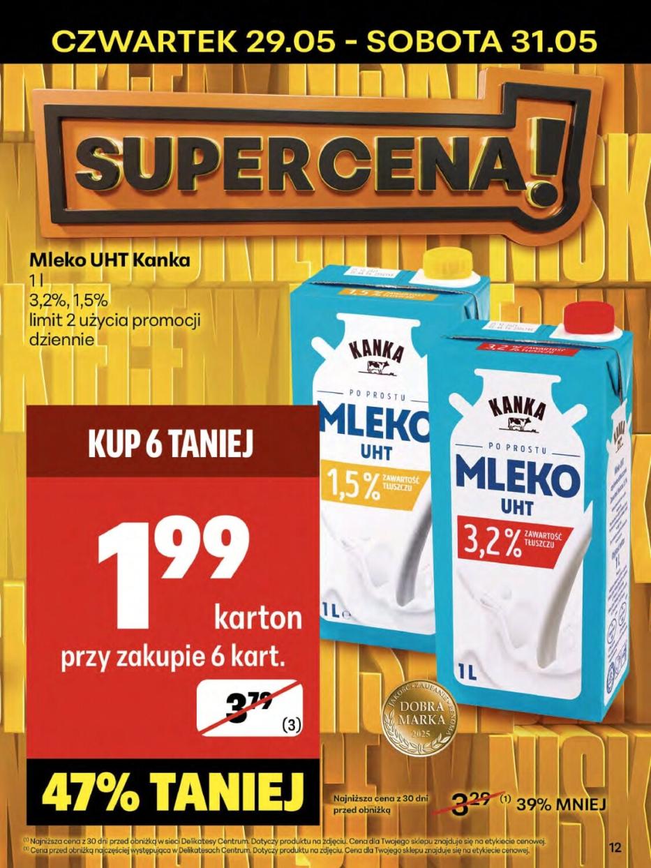 Gazetka promocyjna Delikatesy Centrum do 04/06/2025 str.12