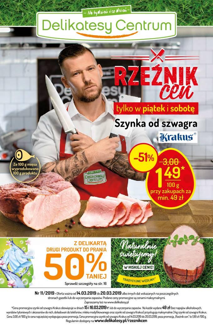 Gazetka promocyjna Delikatesy Centrum do 20/03/2019 str.0