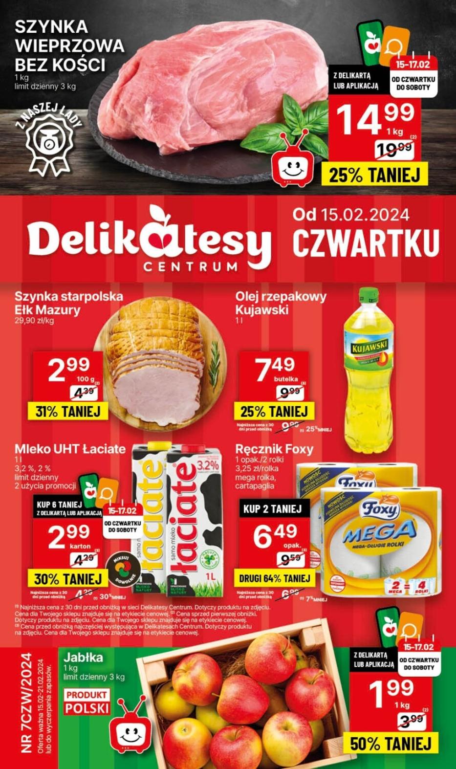 Gazetka promocyjna Delikatesy Centrum do 21/02/2024 str.0