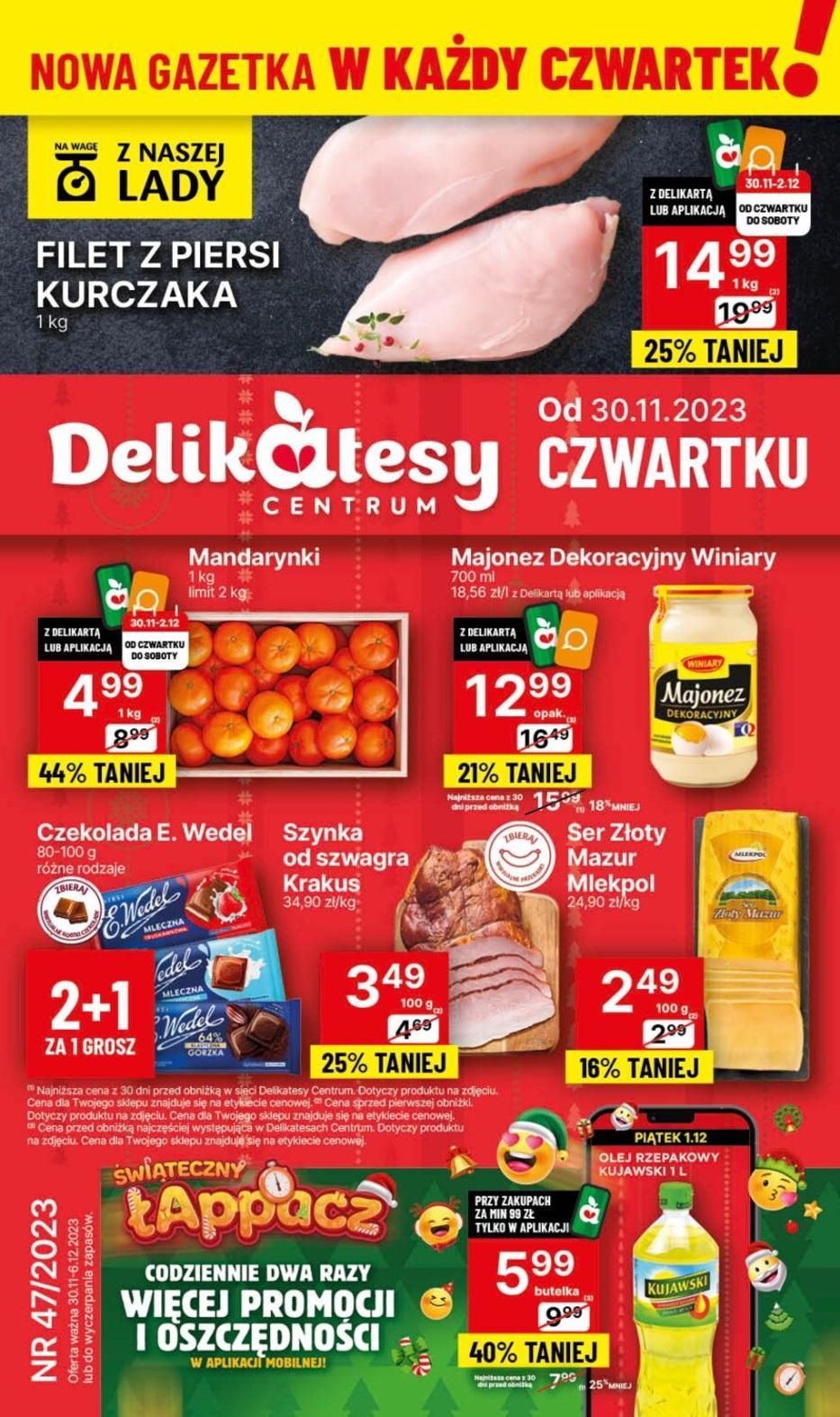 Gazetka promocyjna Delikatesy Centrum do 06/12/2023 str.0