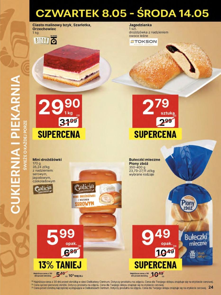 Gazetka promocyjna Delikatesy Centrum do 14/05/2025 str.24