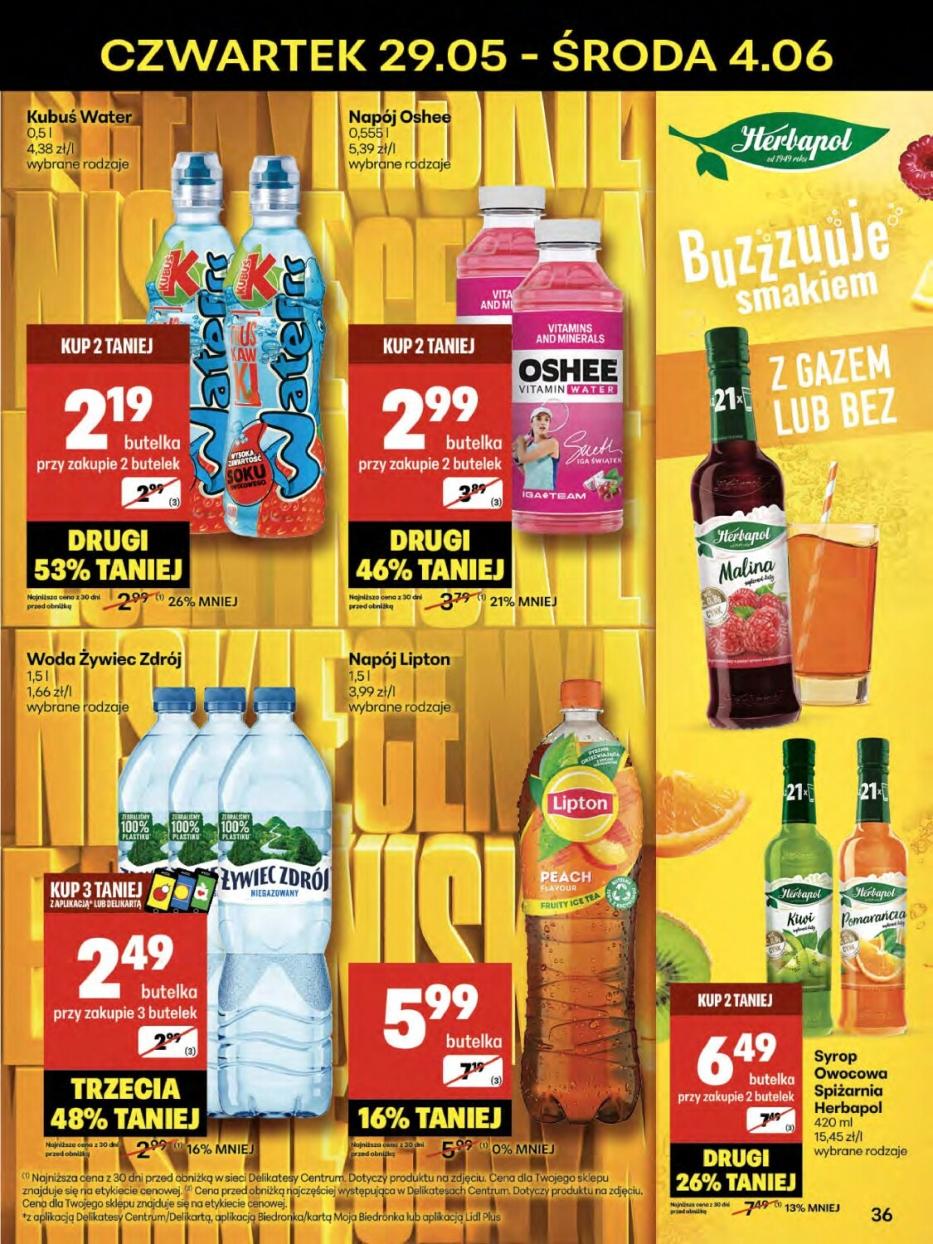 Gazetka promocyjna Delikatesy Centrum do 04/06/2025 str.36