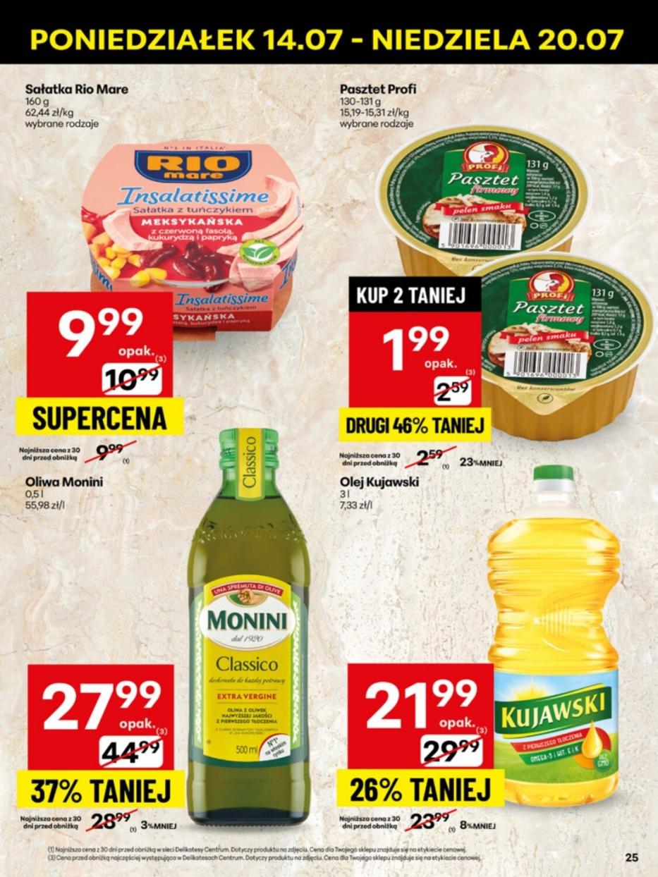 Gazetka promocyjna Delikatesy Centrum do 20/07/2025 str.25