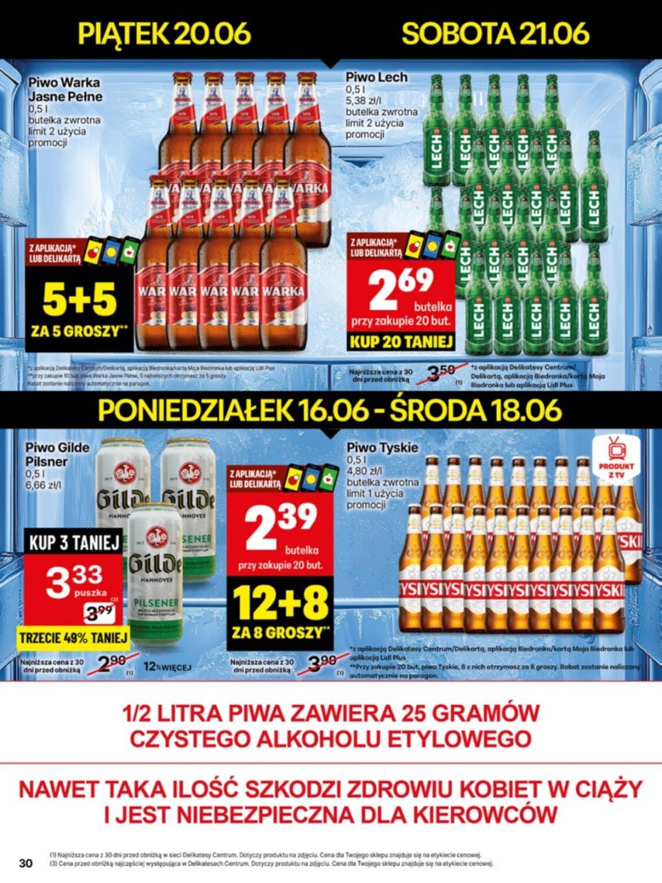 Gazetka promocyjna Delikatesy Centrum do 21/06/2025 str.30