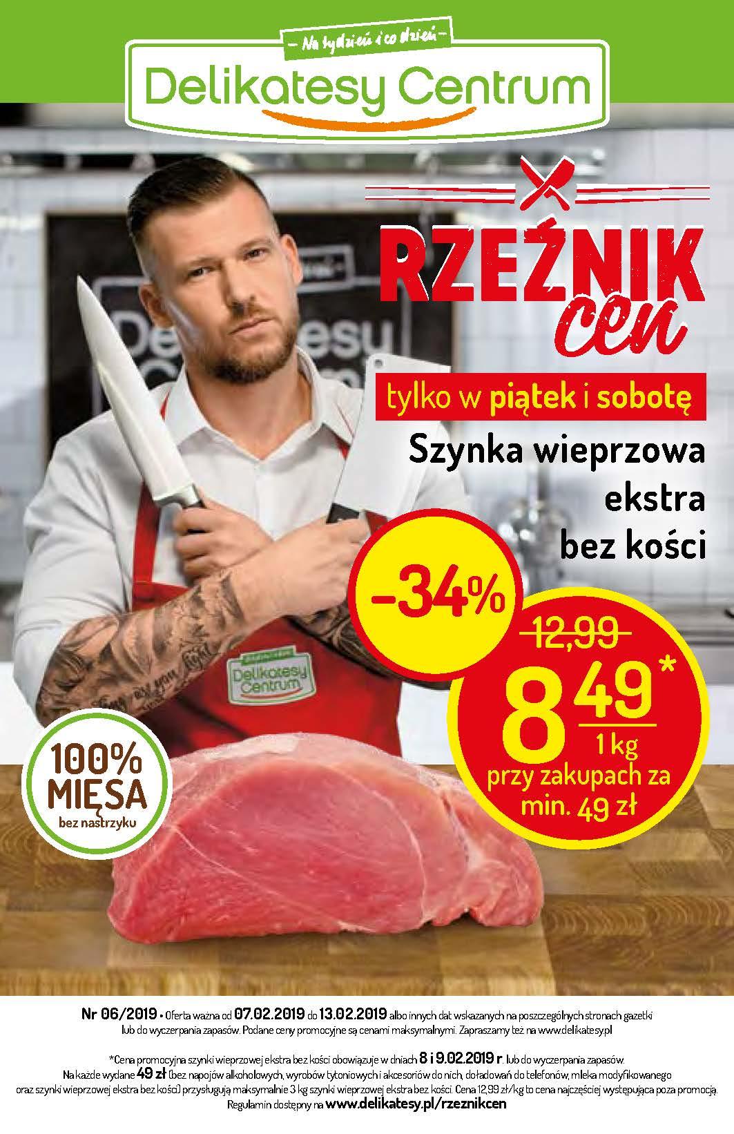 Gazetka promocyjna Delikatesy Centrum do 13/02/2019 str.0