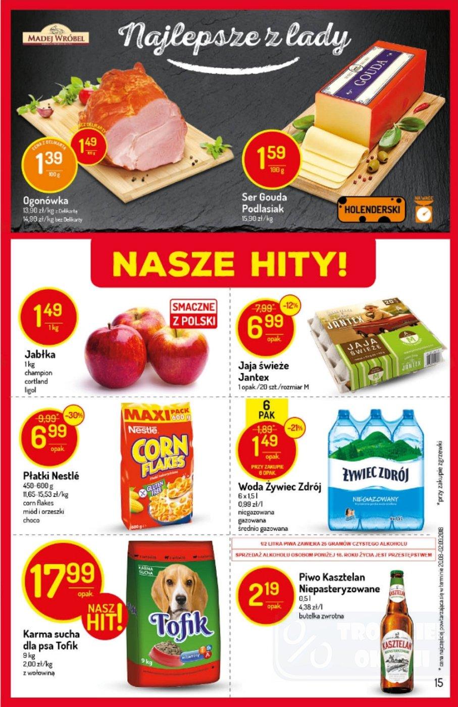 Gazetka promocyjna Delikatesy Centrum do 03/10/2018 str.15