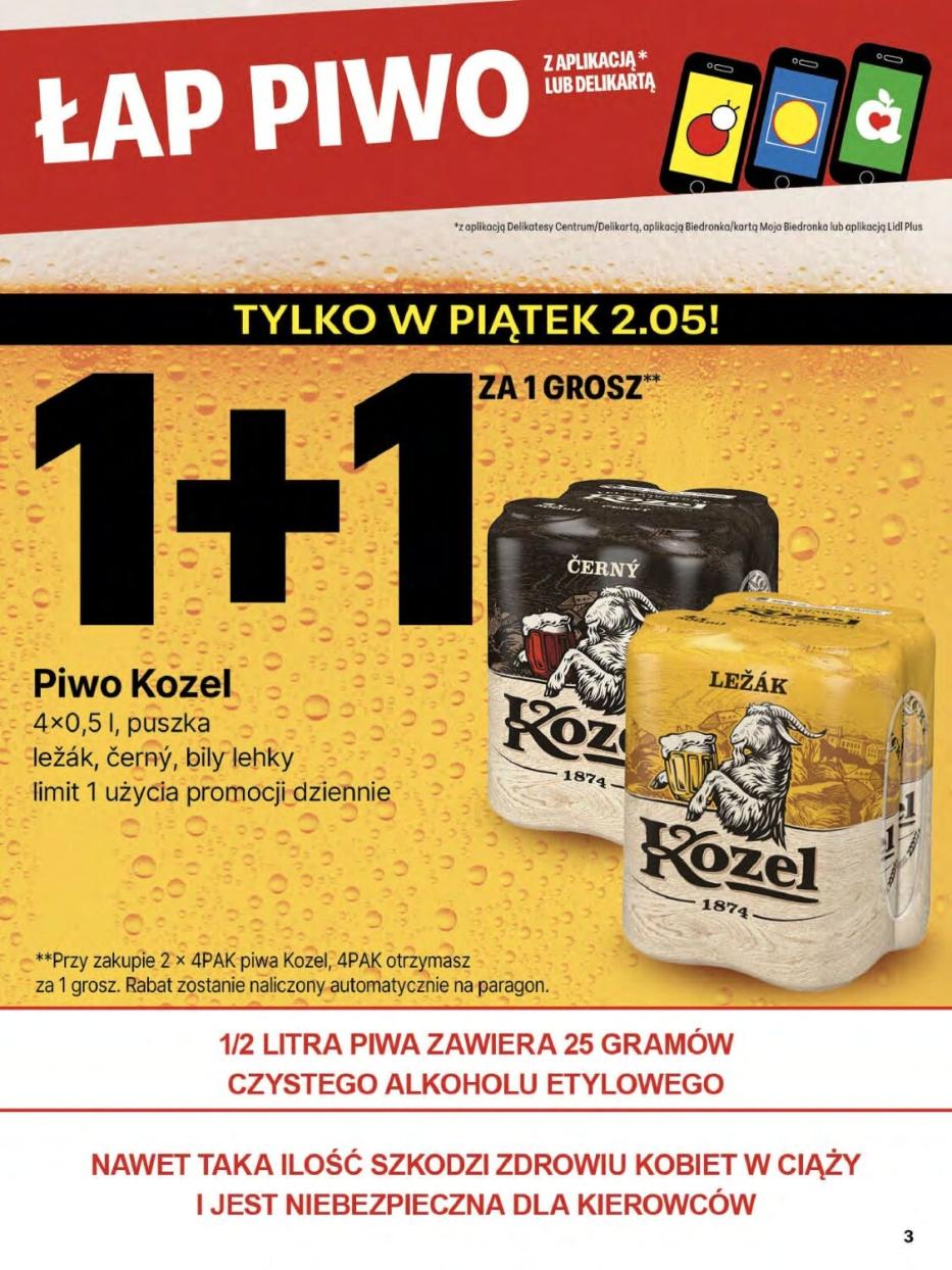 Gazetka promocyjna Delikatesy Centrum do 07/05/2025 str.3