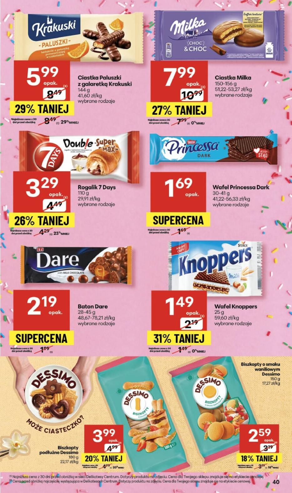 Gazetka promocyjna Delikatesy Centrum do 01/10/2025 str.40
