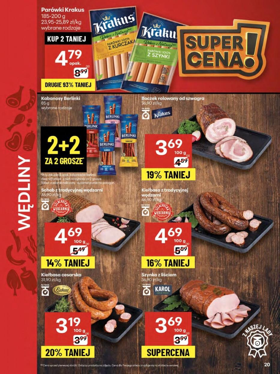 Gazetka promocyjna Delikatesy Centrum do 28/08/2025 str.20