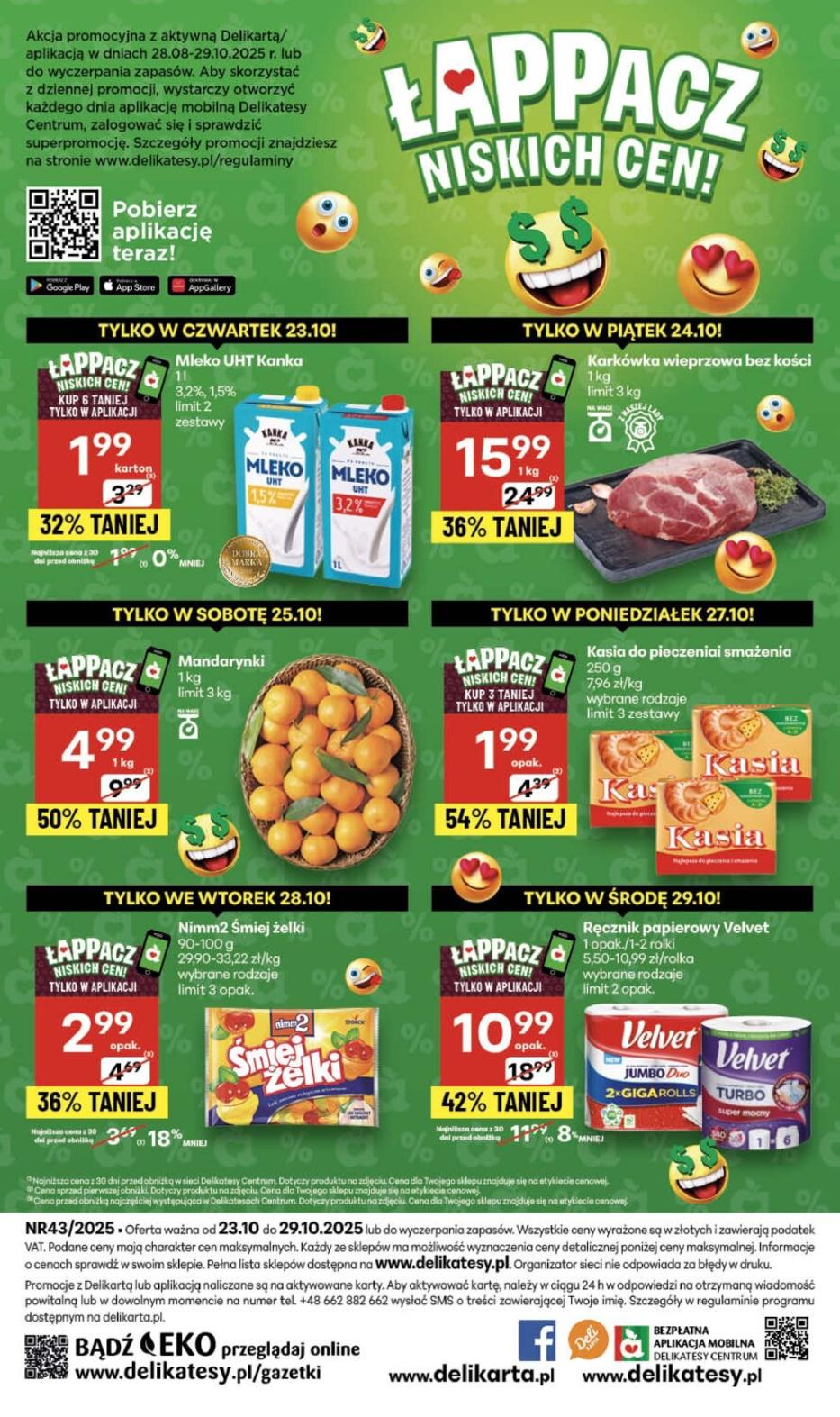 Gazetka promocyjna Delikatesy Centrum do 29/10/2025 str.40