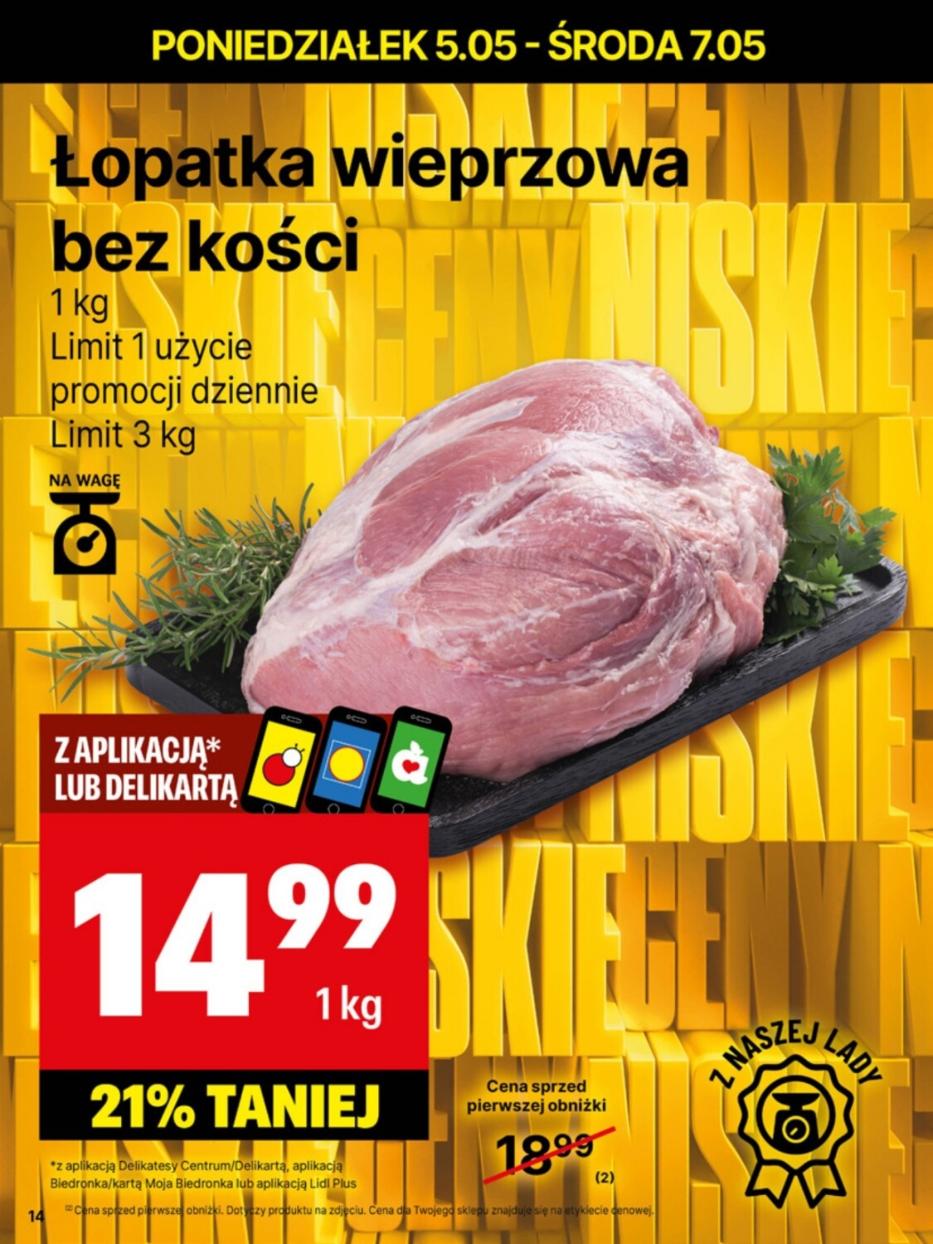 Gazetka promocyjna Delikatesy Centrum do 11/05/2025 str.14