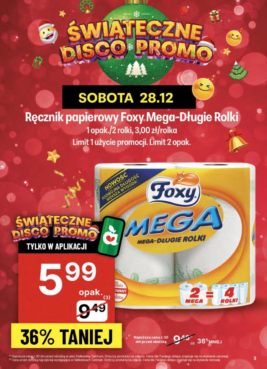 Gazetka promocyjna Delikatesy Centrum do 31/12/2024 str.3