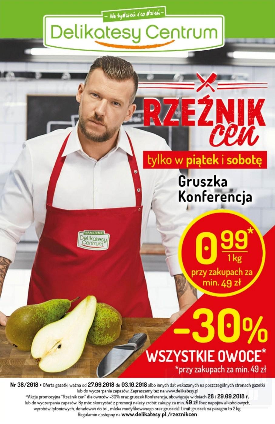 Gazetka promocyjna Delikatesy Centrum do 03/10/2018 str.0