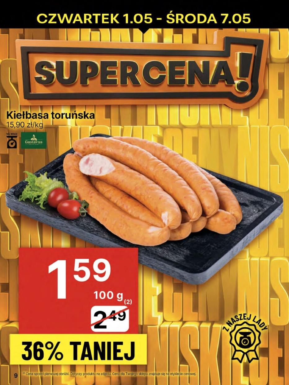 Gazetka promocyjna Delikatesy Centrum do 07/05/2025 str.9