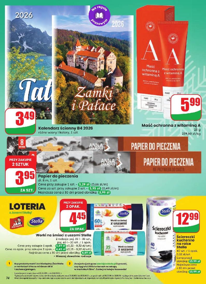 Gazetka promocyjna DINO do 09/12/2025 str.74