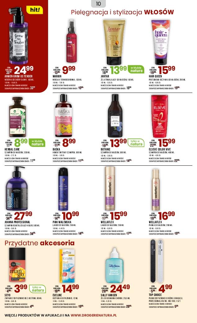 Gazetka promocyjna Drogerie Natura do 22/06/2025 str.10