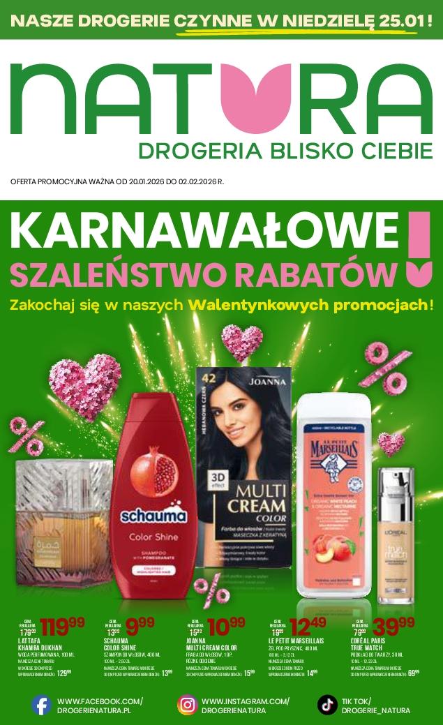 Gazetka promocyjna Drogerie Natura do 02/02/2026 str.1