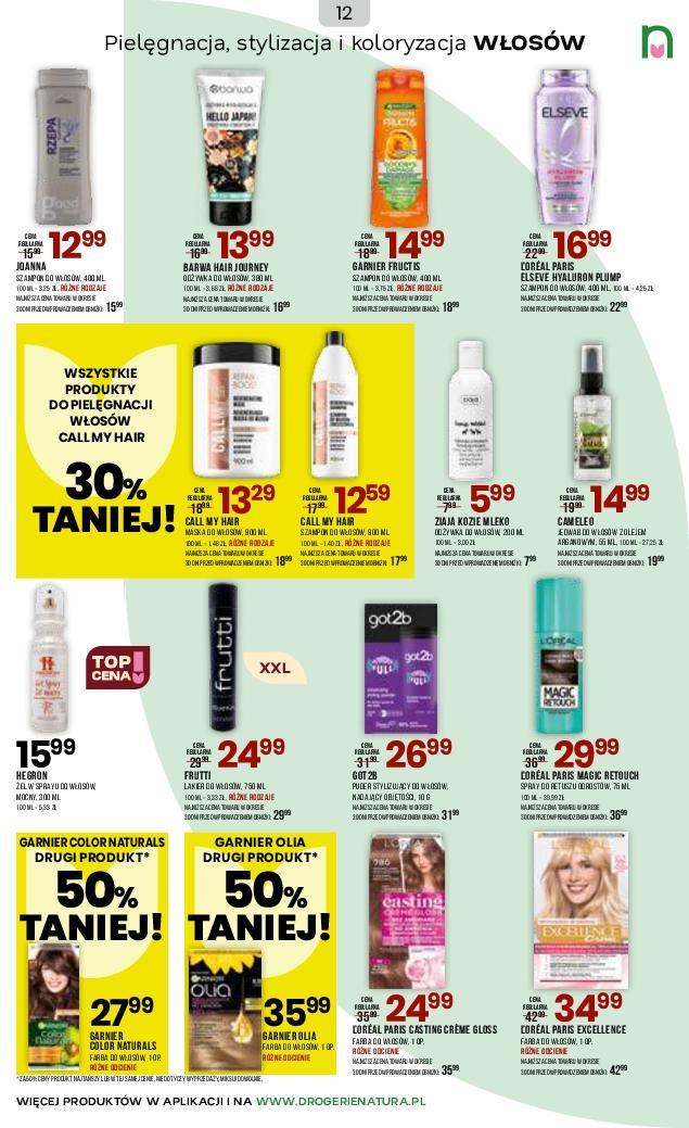 Gazetka promocyjna Drogerie Natura do 19/01/2026 str.12