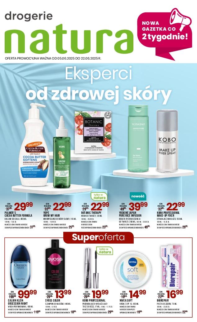 Gazetka promocyjna Drogerie Natura do 22/06/2025 str.1