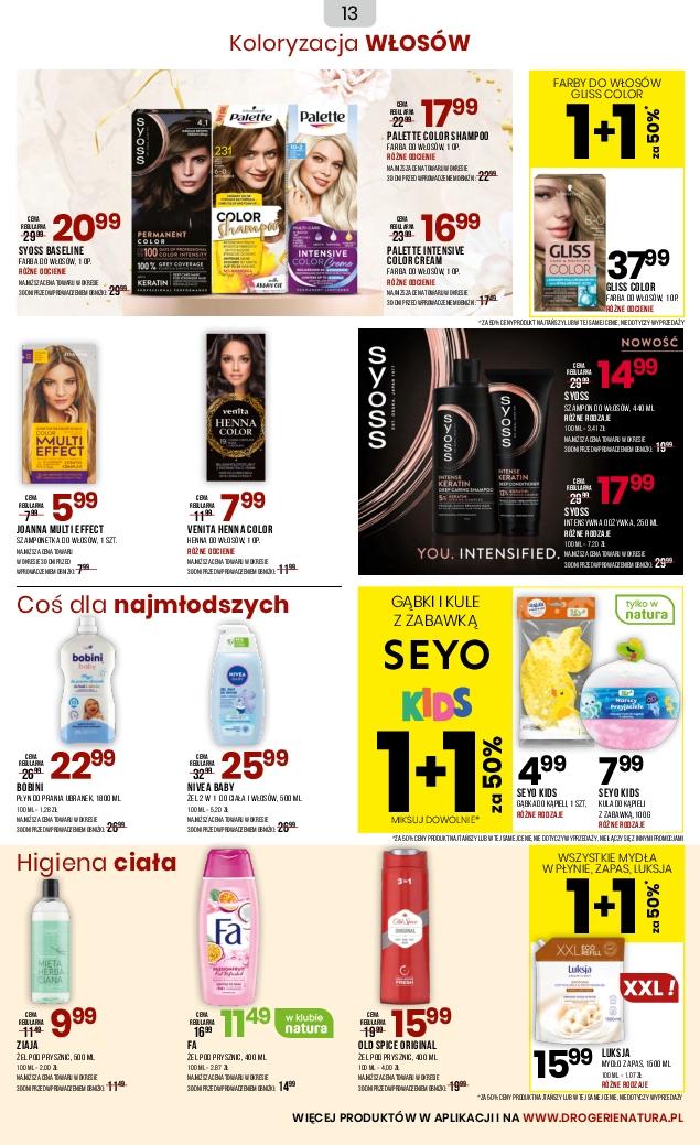 Gazetka promocyjna Drogerie Natura do 22/07/2025 str.13