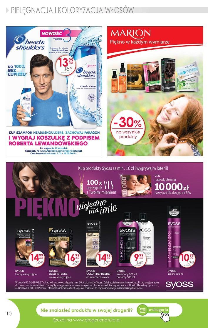 Gazetka promocyjna Drogerie Natura do 15/02/2017 str.10