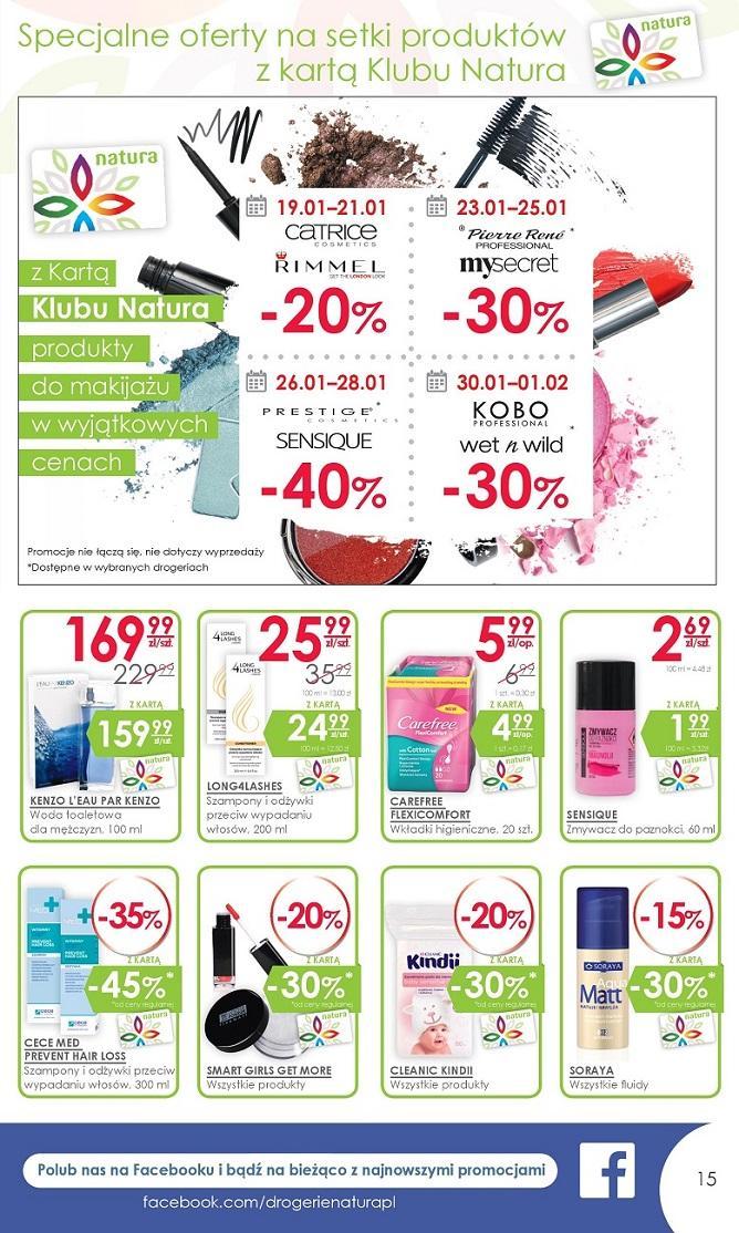 Gazetka promocyjna Drogerie Natura do 01/02/2017 str.15