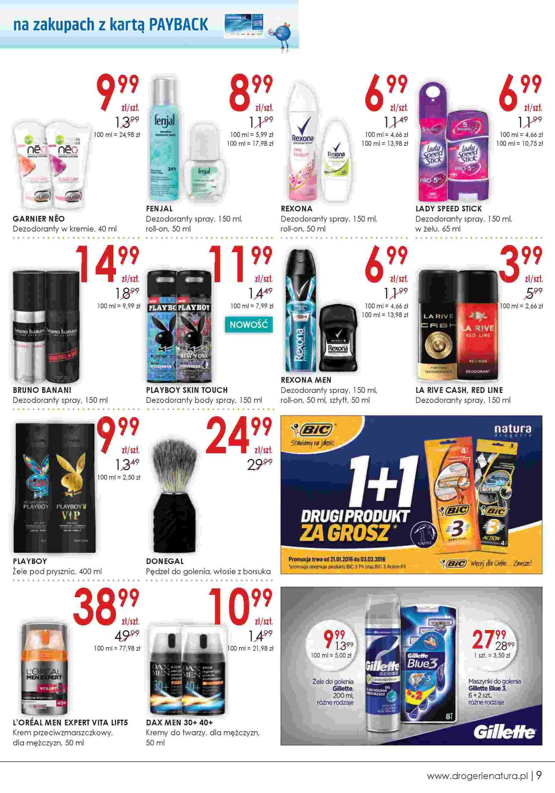 Gazetka promocyjna Drogerie Natura do 03/02/2016 str.9