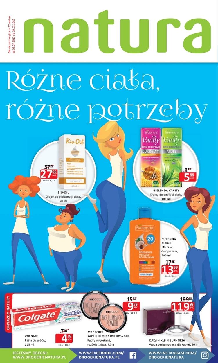 Gazetka promocyjna Drogerie Natura do 19/07/2017 str.0