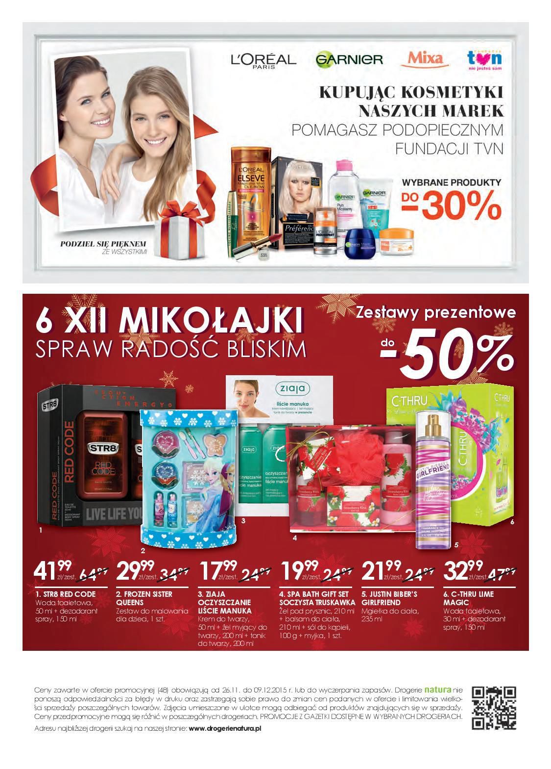 Gazetka promocyjna Drogerie Natura do 09/12/2015 str.15