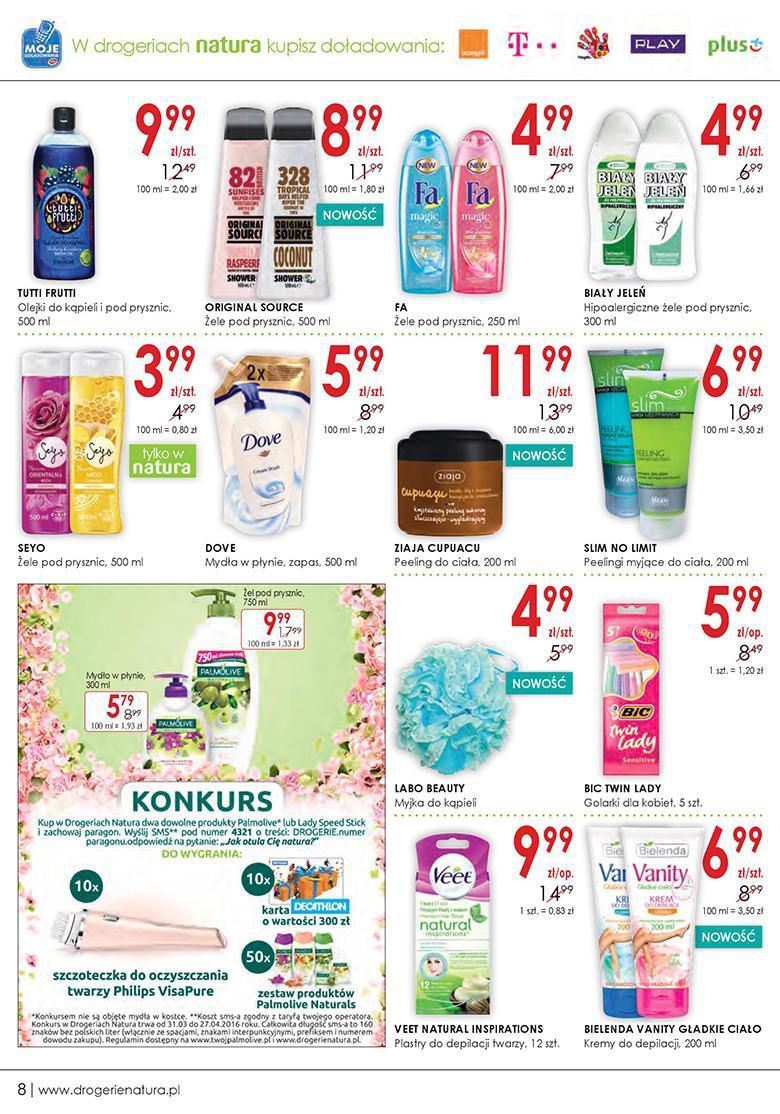 Gazetka promocyjna Drogerie Natura do 13/04/2016 str.8