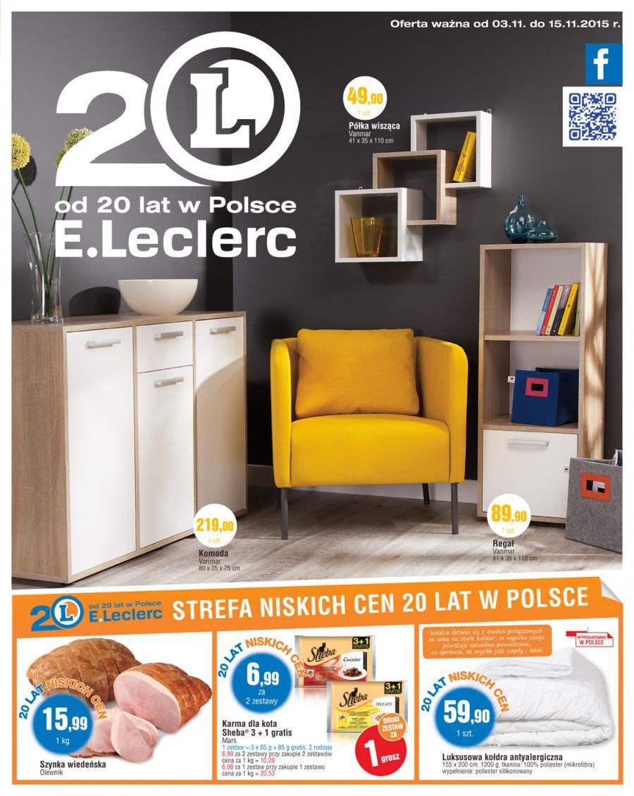 Gazetka promocyjna E-Leclerc do 15/11/2015 str.0